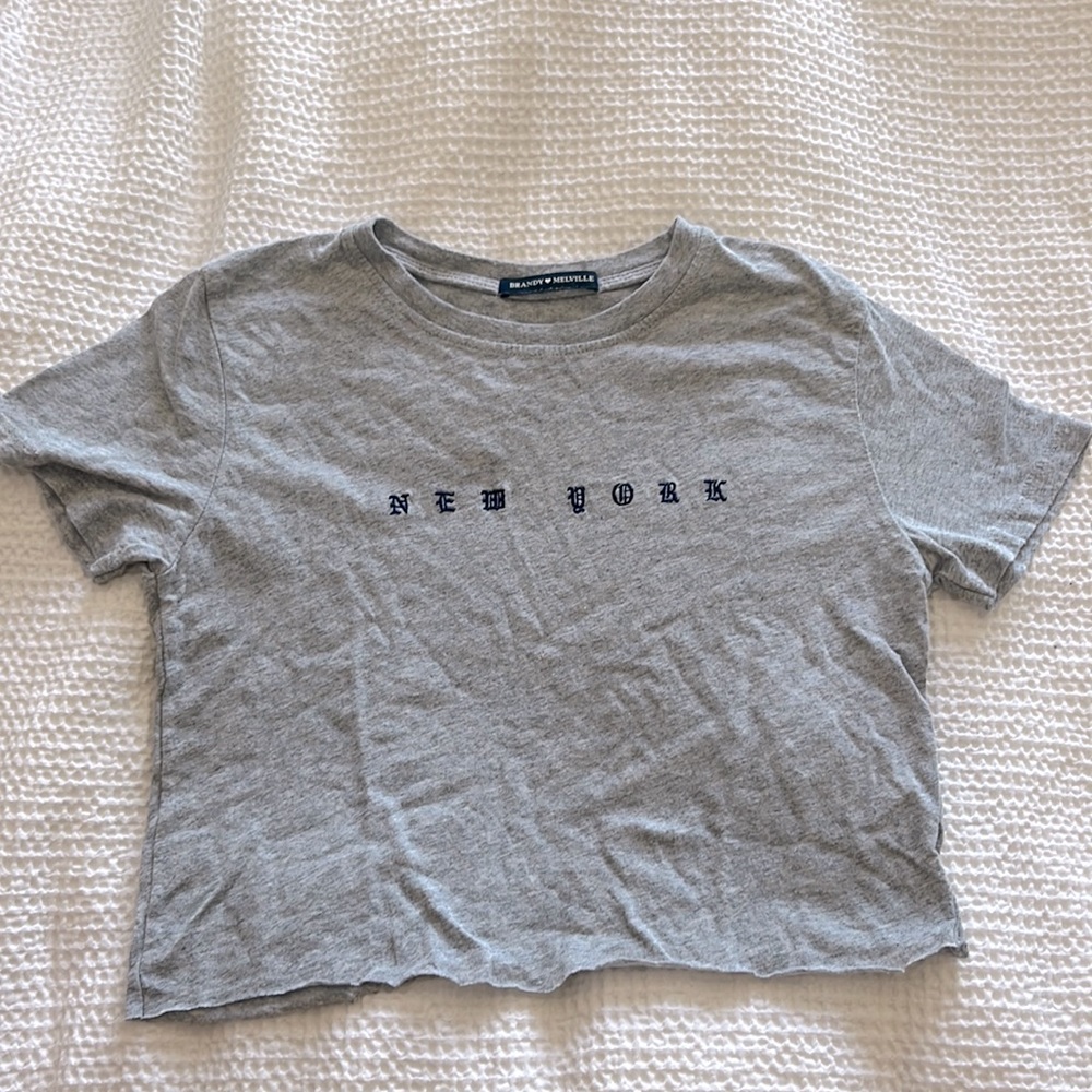 brandy melville cropped t
